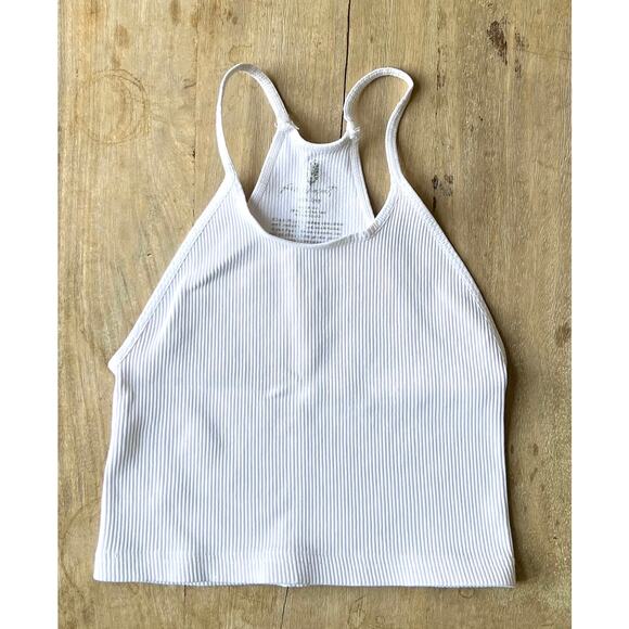 Free People Movement Crop Run Tank - Size XS/S - White - NWOT - Picture 3 of 5